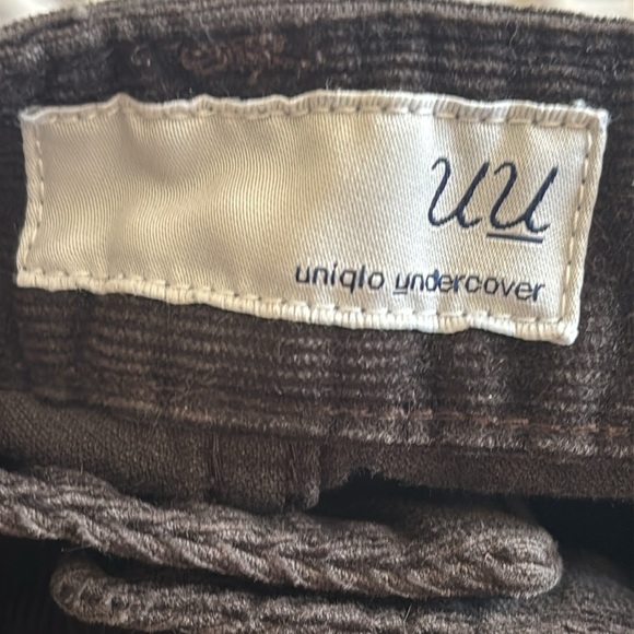 Uniqlo Undercover Black Corduroy Pants with Zip Legs Size 28 - Picture 14 of 14